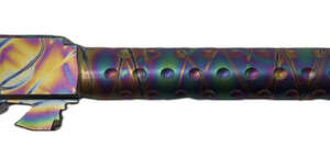 Fits Glock 17 9mm Match Golf Ball Dimpled Threaded Barrel in Python - Glock Barrels - California Gun Shop