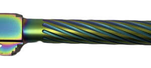 Fits Glock 17 9mm Match Thick Spiral Fluted Barrel in Dark Earth - Glock Barrels - California Gun Shop