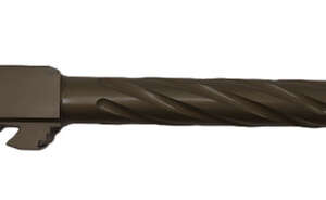 Fits Glock 17 9mm Match Golf Ball Dimpled Threaded Barrel in Radio Active - Glock Barrels - California Gun Shop
