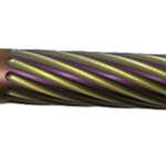 Fits Glock 19 9mm Match 5 Sided Flat Fluted Barrel in Plum - Glock Barrels - California Gun Shop