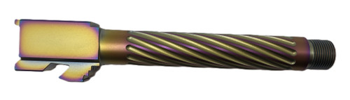 Fits Glock 19 9mm Match Thin Spiral Fluted Barrel in Chameleon Fits Glock 19 9mm Match Thin Spiral Fluted Barrel in Chameleon - Glock Barrels - California Gun Shop