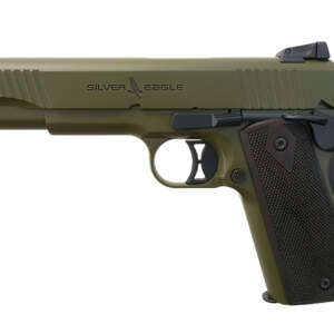 TR Imports 1911 Pistol .45 ACP Green Cerakote, Walnut Grips - Machine Gun - California Gun Shop