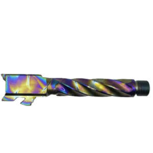 Fits Glock 19 9mm Match Chunky Spiral Fluted Barrel in Python - Glock Barrels - California Gun Shop