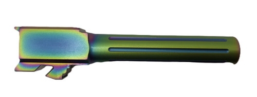 Fits Glock 17 9mm Match 5 Sided Flat Fluted Threaded Barrel in Radio Active Fits Glock 17 9mm Match 5 Sided Flat Fluted Threaded Barrel in Radio Active - Glock Barrels - California Gun Shop