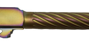 Fits Glock 17 9mm Match Golf Ball Dimpled Barrel in Python - Glock Barrels - California Gun Shop