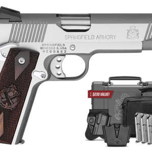 Springfield 1911 Loaded .45 ACP Stainless Steel with Instant Gear Up Package - Firearms - California Gun Shop