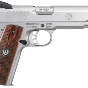 Ruger SR1911 .45 ACP 5″ Stainless Hardwood Novak - Machine Gun - California Gun Shop