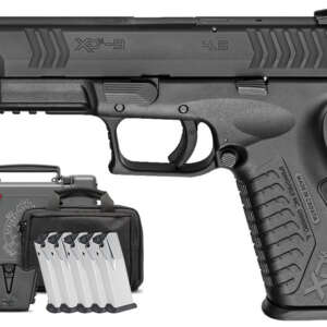 Springfield XDM 9mm 4.5 Full-Size Instant Gear Up Package with 5 Mags, Range Bag, Holster, M - Firearms - California Gun Shop