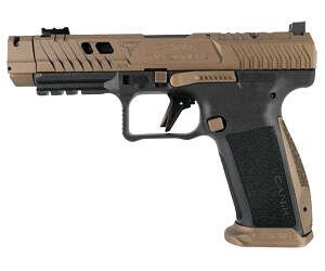 Canik TTI Combat 9mm 4.6″ Pistol — Bronze/Black, 2x18rd - Machine Gun - California Gun Shop