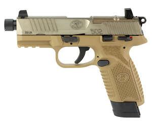 FN 502 Tactical 22 LR 4.6 in Threaded Barrel FDE - Machine Gun - California Gun Shop