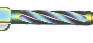 Fits Glock 19 9mm Ported Barrel Threaded in Radio Active - Glock Barrels - California Gun Shop