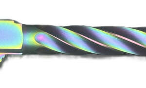 Fits Glock 17 9mm Match Chunky Spiral Fluted Barrel Threaded in Radio Active - Glock Barrels - California Gun Shop