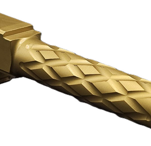 Fits Glock 19 9mm Match Thick Spiral Fluted Barrel in Flat Gray - Glock Barrels - California Gun Shop