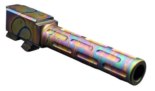 Fits Glock 19 9mm Morse Code Barrel Threaded in Python Fits Glock 19 9mm Morse Code Barrel Threaded in Python - Glock Barrels - California Gun Shop