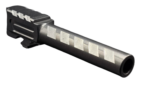 Fits Glock 19 9mm Match Diamond Weave Fluted Barrel Threaded in Dark Earth - Glock Barrels - California Gun Shop