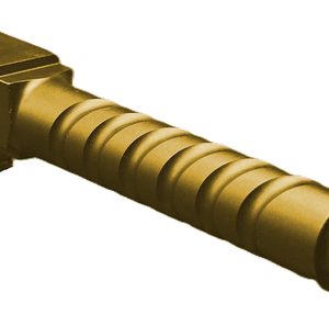 Fits Glock 19 9mm Morse Code Threaded Barrel in Gold - California Gun Shop