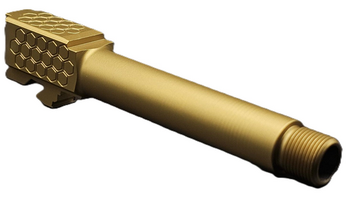 Fits Glock 19 9mm Match Titan 2 Series Threaded Barrel in Gold Fits Glock 19 9mm Match Titan 2 Series Threaded Barrel in Gold - Glock Barrels - California Gun Shop