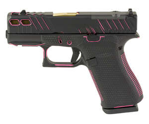 Glock 43X 9mm 10rd MOS – Pink & Black Cerakote - Machine Gun - California Gun Shop