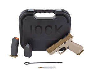 GLOCK 43X 9MM 10RD MOSK TWO TONE TAN - Machine Gun - California Gun Shop