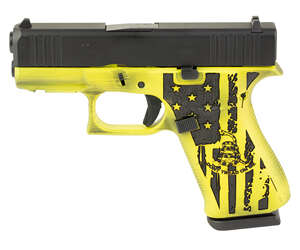 Glock 43X 9mm 10rd — Gadsden Flag Cerakote - Machine Gun - California Gun Shop