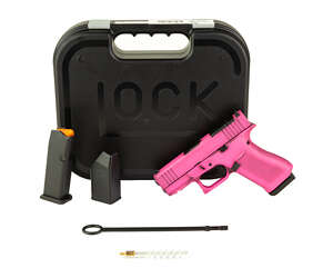GLOCK 43X 9MM 10RD BUBBLE GUM BW