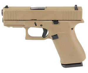 GLOCK 43X 9mm 10rd FS FDE 3.41in - Machine Gun - California Gun Shop