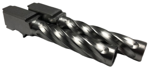 Fits Glock 17 9mm Match Thick Spiral Fluted Barrel Threaded in Gold Fits Glock 17 9mm Match Thick Spiral Fluted Barrel Threaded in Gold - Glock Barrels - California Gun Shop