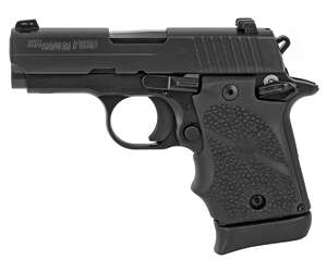 Sig Sauer P938 BRG 9mm 3.0″ 7+1 Night Sights Black Rubber Grip - Machine Gun - California Gun Shop