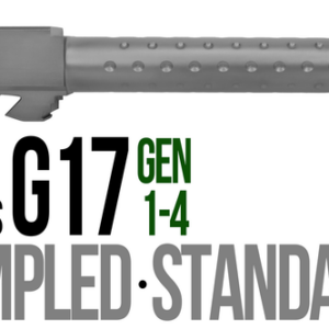 Fits Glock 17 9mm Match Thick Spiral Fluted Barrel  in Python - Glock Barrels - California Gun Shop