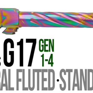 Fits Glock 17 9mm Match Thick Spiral Fluted Barrel Threaded in Python - Glock Barrels - California Gun Shop