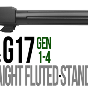 Fits Glock 17 9mm Match Straight Fluted Barrel Threaded in Black - Glock Barrels - California Gun Shop