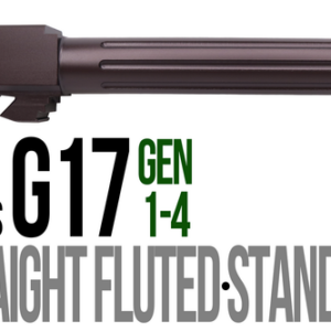 Fits Glock 17 9mm Match Straight Fluted Barrel Threaded in Plum - Glock Barrels - California Gun Shop