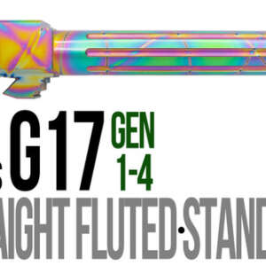 Fits Glock 17 9mm Match Thick Spiral Fluted Barrel in Gold - Glock Barrels - California Gun Shop