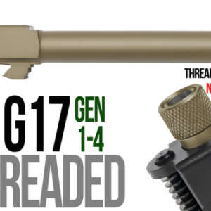 Fits Glock 17 New  9mm Match Grade Barrel in Dark Earth - Glock Barrels - California Gun Shop