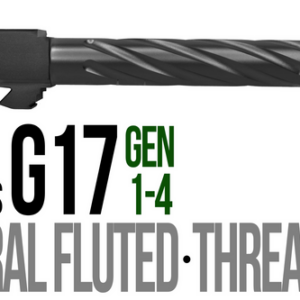 Fits Glock 19 9mm Gen 1-4 Thick Spiral Fluted Barrel Flush Fit in Chameleon - Glock Barrels - California Gun Shop