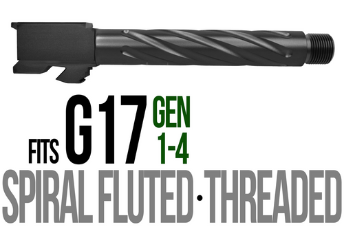 Fits Glock 19 9mm Gen 1-4 Thick Spiral Fluted Barrel Flush Fit in Chameleon Fits Glock 19 9mm Gen 1-4 Thick Spiral Fluted Barrel Flush Fit in Chameleon - Glock Barrels - California Gun Shop