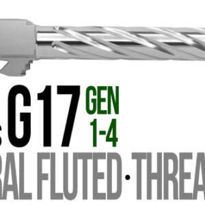 Fits Glock 19 9mm Match Thick Spiral Fluted Barrel Threaded Naked Stainless Steel - Glock Barrels - California Gun Shop