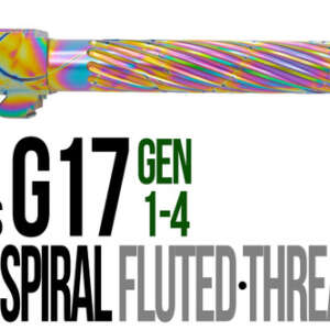 Fits Glock 17 9mm Match Thin Spiral Fluted Barrel in Python - Glock Barrels - California Gun Shop