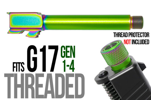 Fits Glock 17 New 9mm Match Grade Barrel in Radio Active Fits Glock 17 New 9mm Match Grade Barrel in Radio Active - Glock Barrels - California Gun Shop