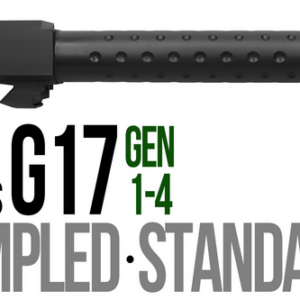 Fits Glock 17 9mm Match Straight Fluted Barrel in Black - Glock Barrels - California Gun Shop