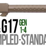 Fits Glock 19 9mm Match Golf Ball Dimpled Barrel Threaded in Python - Glock Barrels - California Gun Shop