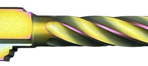 Fits Glock 19 9mm Match Chunky Spiral Fluted Threaded Barrel in Chameleon - Glock Barrels - California Gun Shop