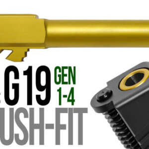 Fits Glock 19 9mm Match Golf Ball Dimpled Barrel - Glock Barrels - California Gun Shop