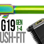 Fits Glock 19 9mm Match 5 Sided Flat Fluted Barrel in Python - Glock Barrels - California Gun Shop