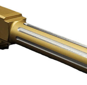 Fits Glock 19 9mm Match Golf Ball Dimpled 2 Tone in Gold - California Gun Shop