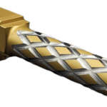 Fits Glock 19 9mm Match Golf Ball Dimpled Barrel Threaded in Plum - Glock Barrels - California Gun Shop