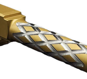 Fits Glock 19 9mm Match Coil Barrel 2 Tone in Gold - California Gun Shop