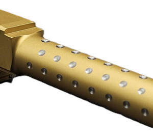 Fits Glock 19 9mm Match Diamond Weave Barrel 2 Tone in Gold - California Gun Shop