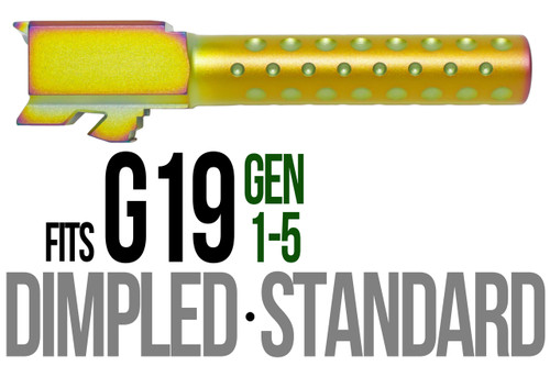 Fits Glock 19 9mm Match Thick Spiral Fluted Barrel in Chameleon Fits Glock 19 9mm Match Thick Spiral Fluted Barrel in Chameleon - Glock Barrels - California Gun Shop