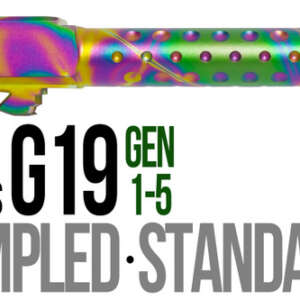 Fits Glock 19 9mm Match Straight Fluted Barrel in Python - Glock Barrels - California Gun Shop